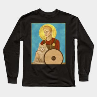 Viking princess - digital painting Long Sleeve T-Shirt